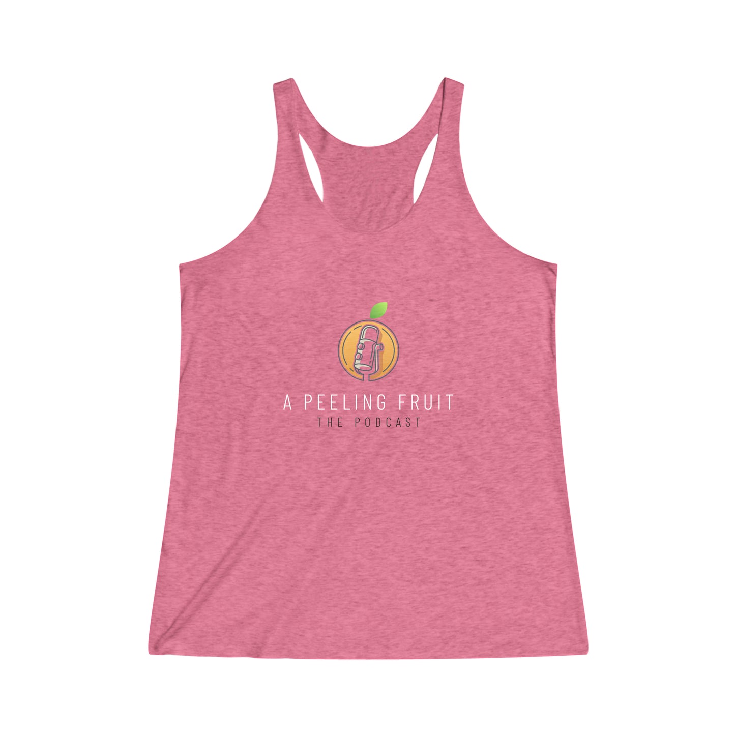 A Peeling Fruit Women's Tri-Blend Racerback Tank