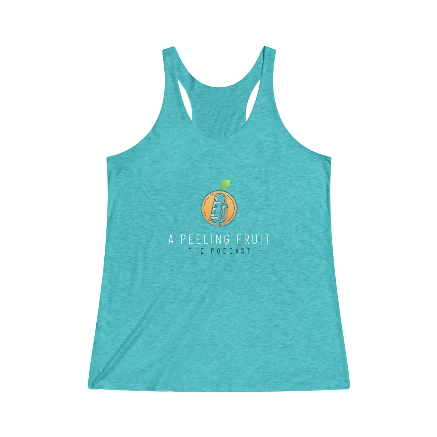 A Peeling Fruit Women's Tri-Blend Racerback Tank
