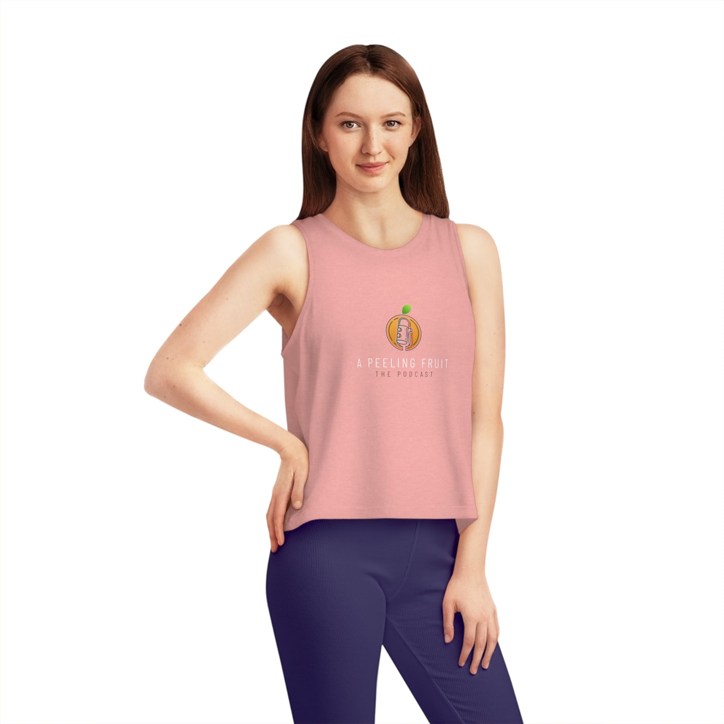 A Peeling Fruit Podcast Women's Dancer Cropped Tank Top