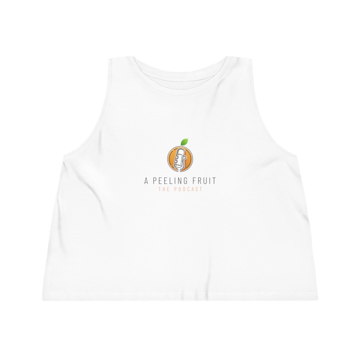A Peeling Fruit Podcast Women's Dancer Cropped Tank Top