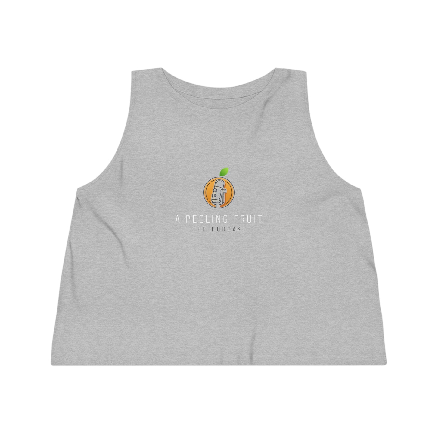 A Peeling Fruit Podcast Women's Dancer Cropped Tank Top