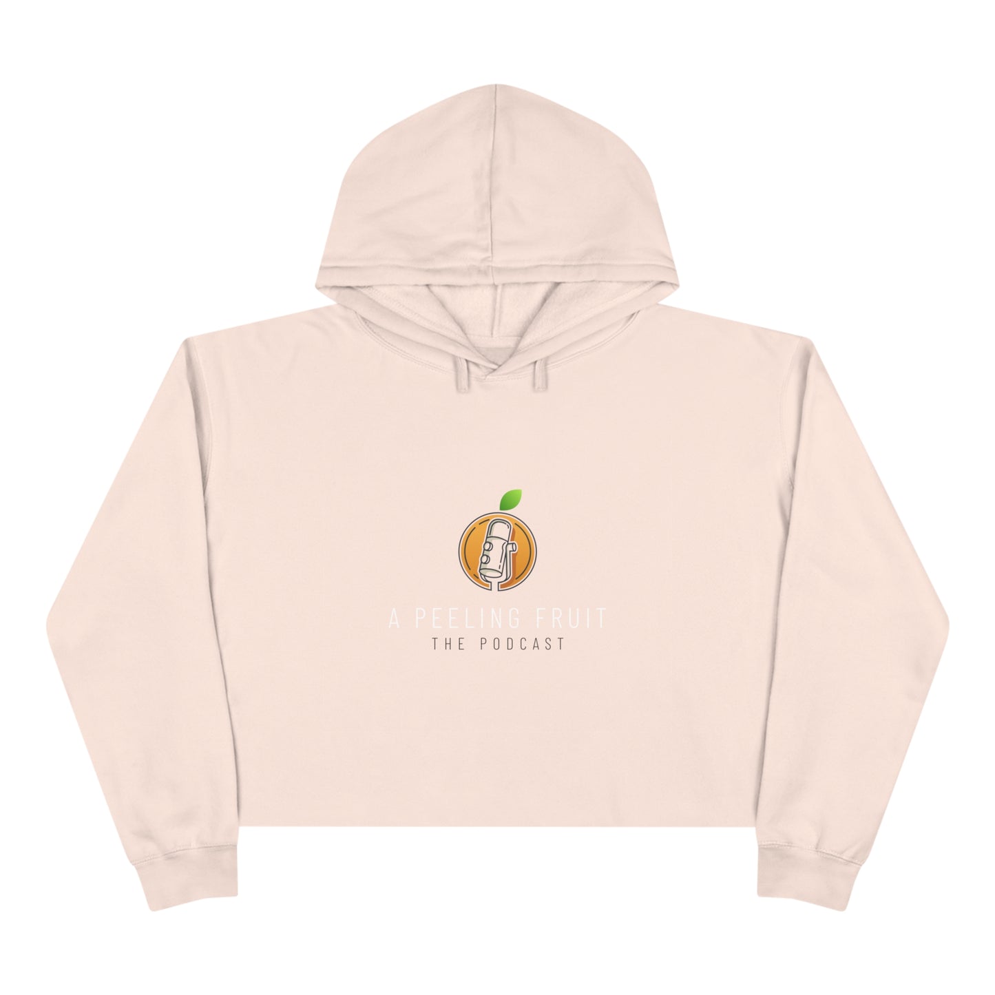 A Peeling Fruit Podcast Women's Crop Hoodie