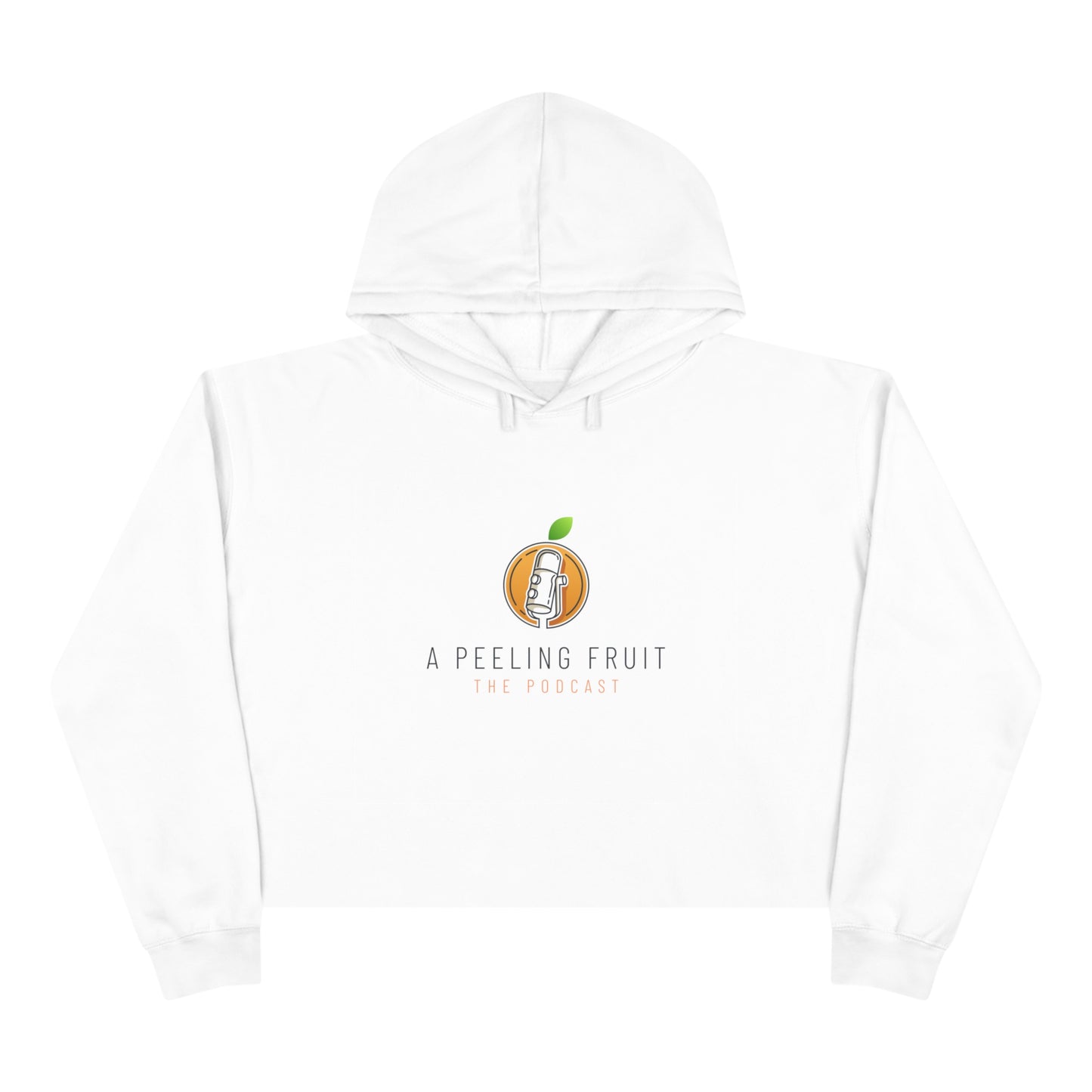 A Peeling Fruit Podcast Women's Crop Hoodie