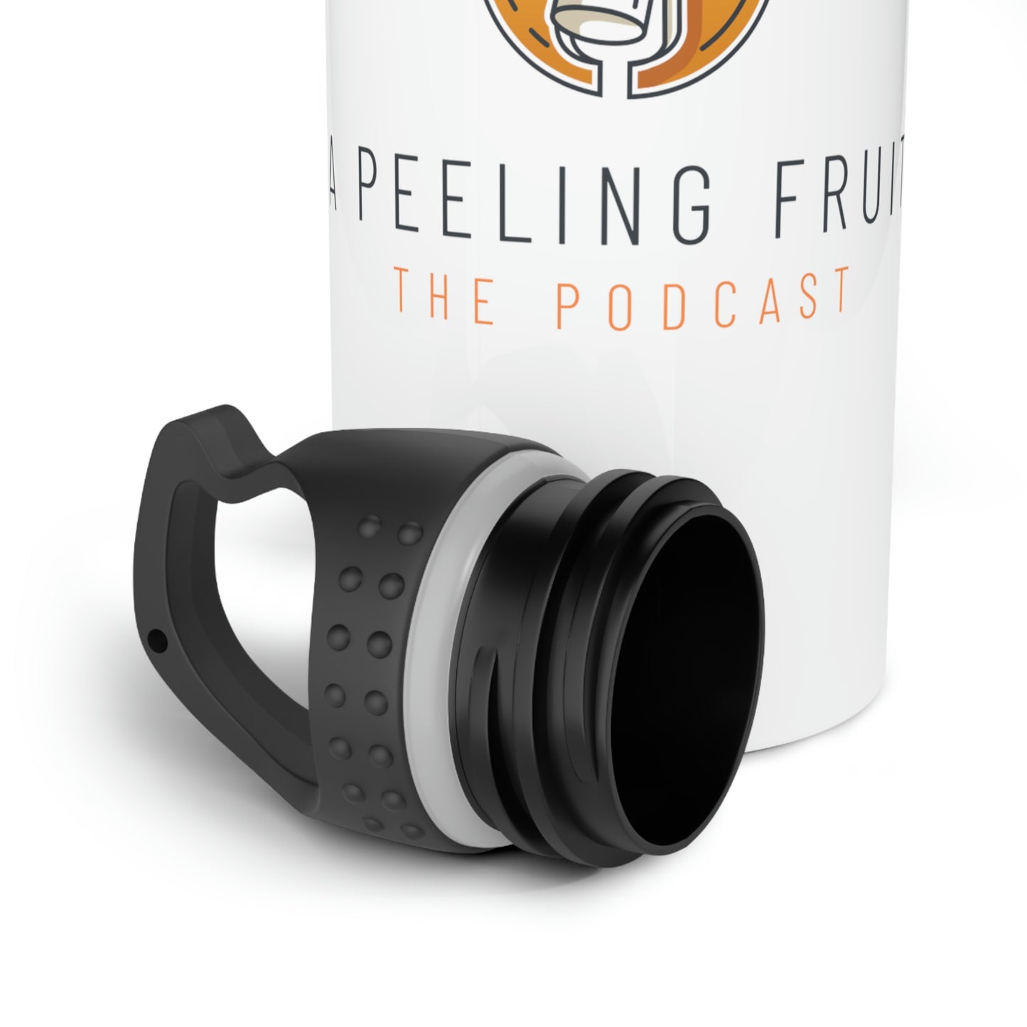 A Peeling Fruit Podcast 20 oz. Stainless Steel Water Bottle