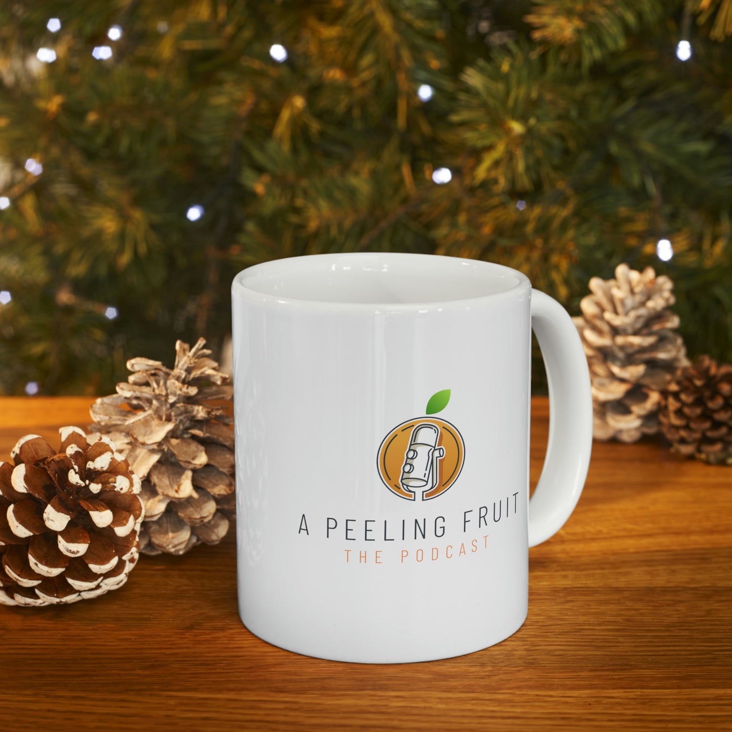 A Peeling Fruit Podcast Ceramic Mug 11oz