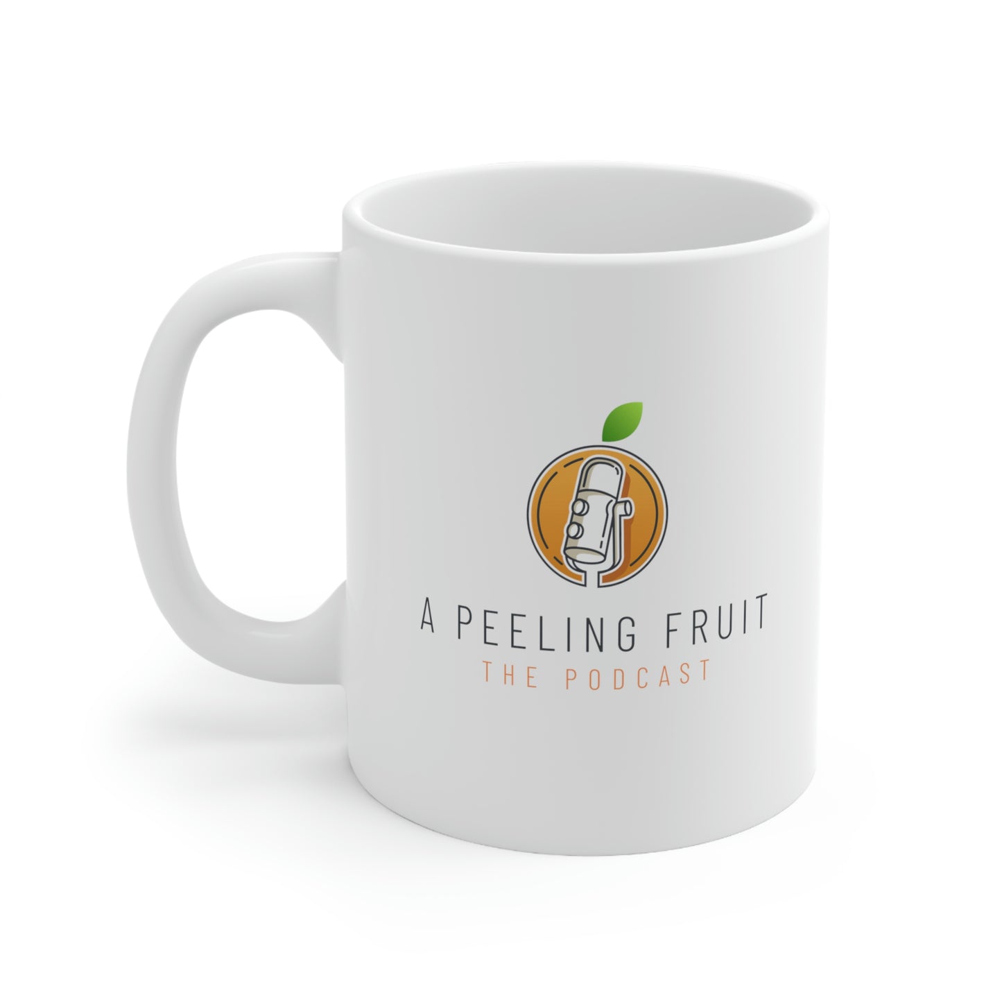 A Peeling Fruit Podcast Ceramic Mug 11oz