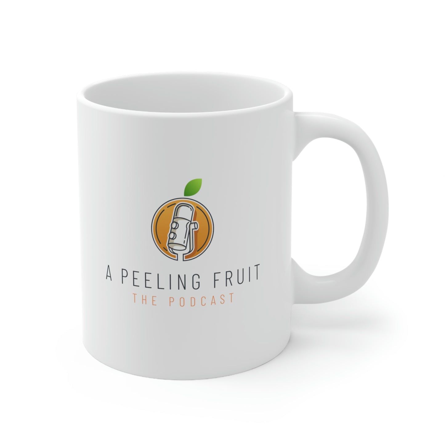 A Peeling Fruit Podcast Ceramic Mug 11oz