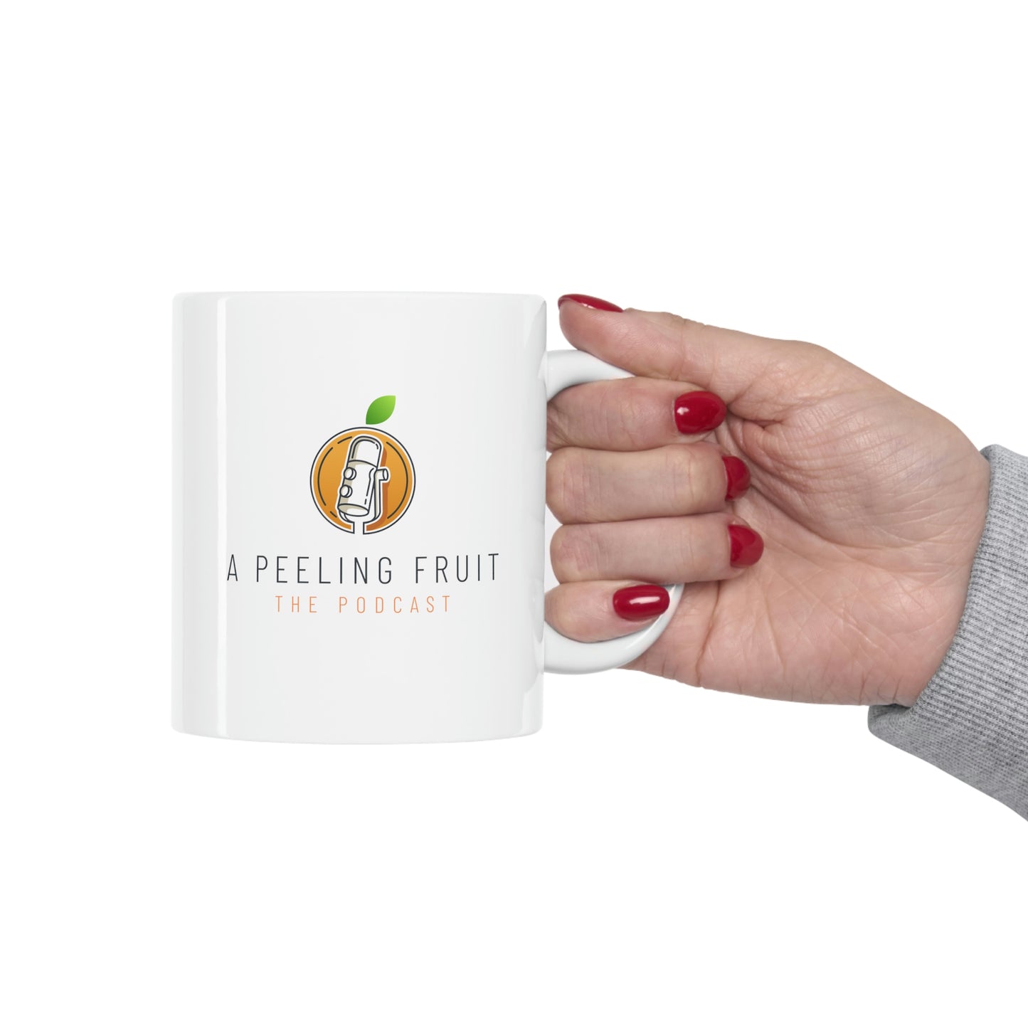 A Peeling Fruit Podcast Ceramic Mug 11oz