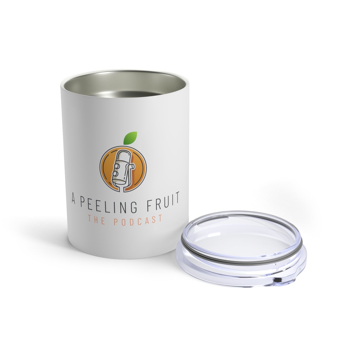 A Peeling Fruit Podcast Tumbler 10oz