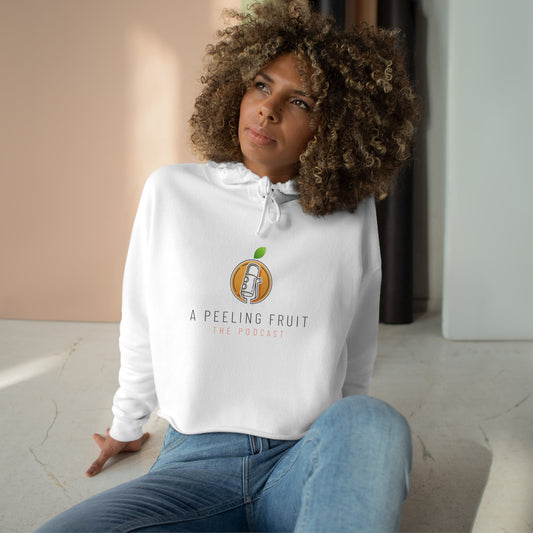 A Peeling Fruit Podcast Women's Crop Hoodie