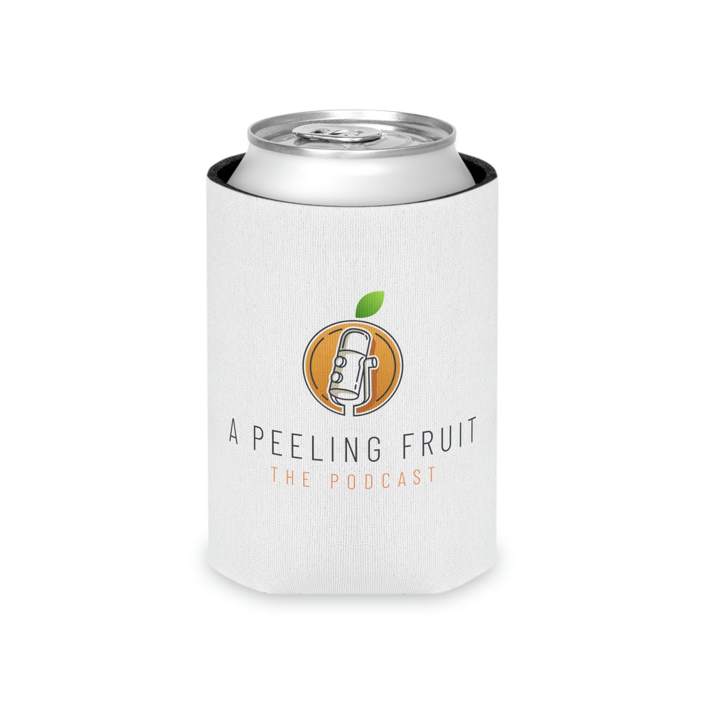 A Peeling Fruit Podcast Can Koozie