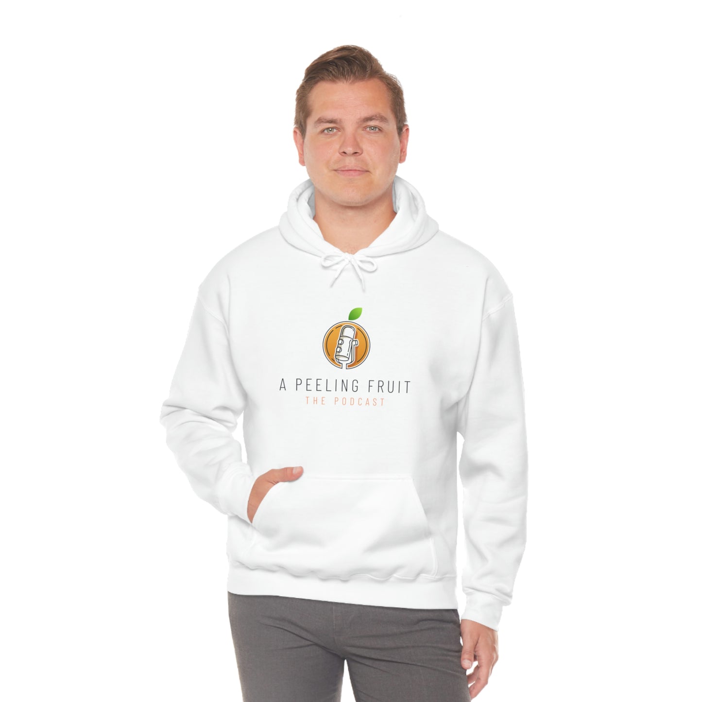 A Peeling Fruit Unisex Heavy Blend™ Hooded Sweatshirt