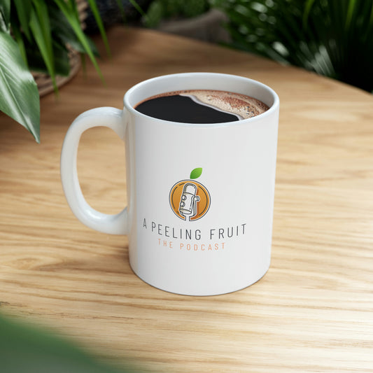 A Peeling Fruit Podcast Ceramic Mug 11oz