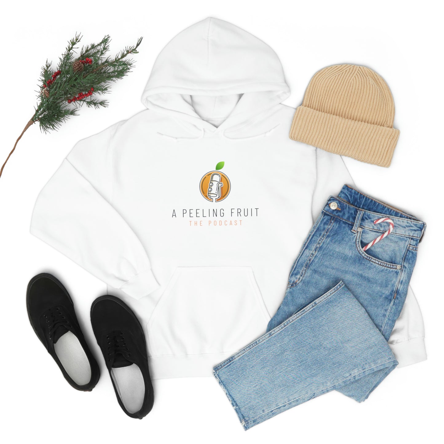 A Peeling Fruit Unisex Heavy Blend™ Hooded Sweatshirt