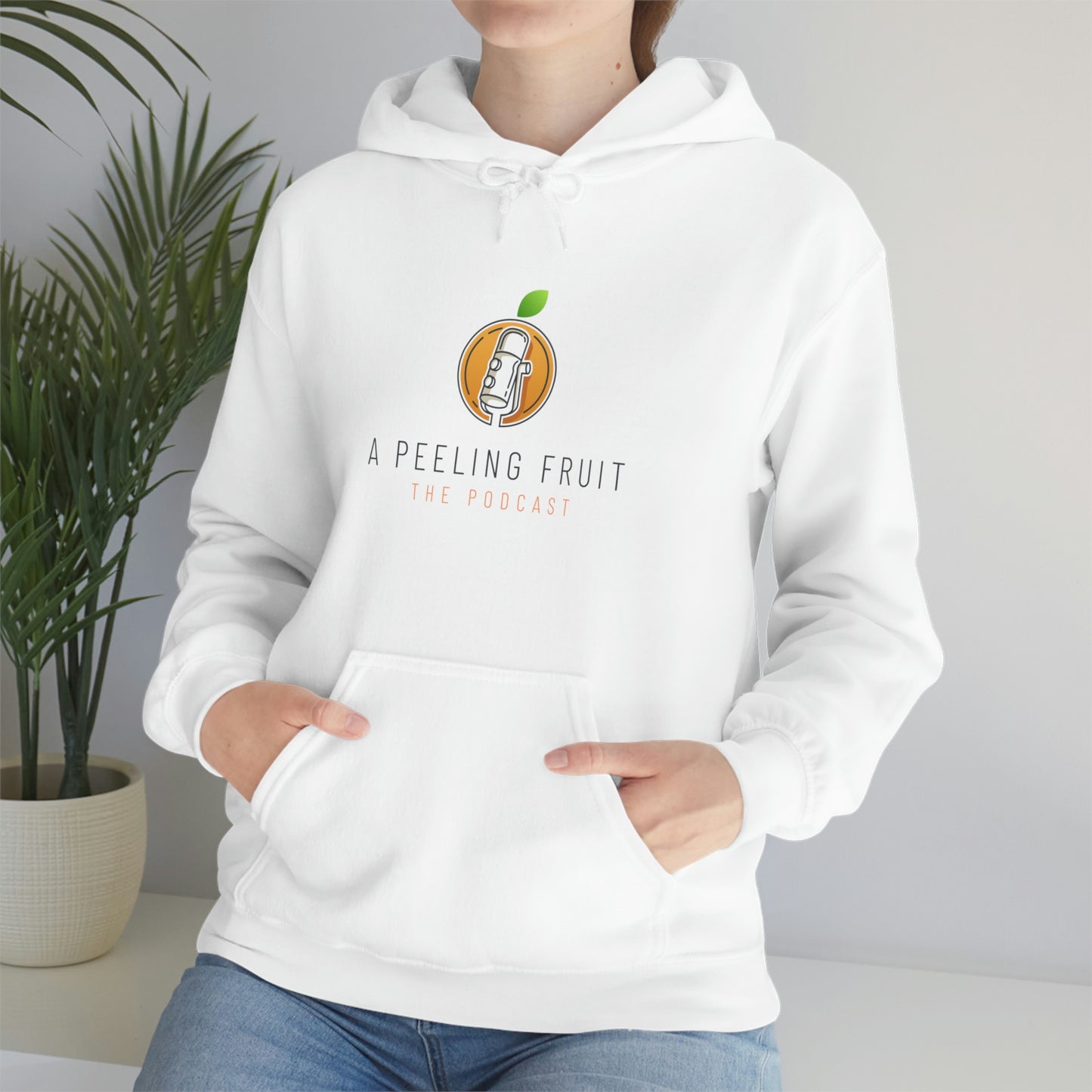 A Peeling Fruit Unisex Heavy Blend™ Hooded Sweatshirt